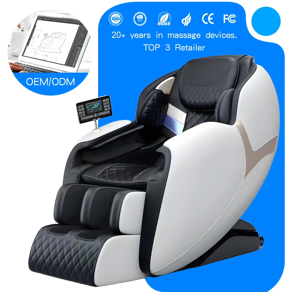 Luxury Space Capsule 4D Movement Massage Chair Guide Rail Electric Design Musical Function Cross-Border Wholesale Gift Sofa