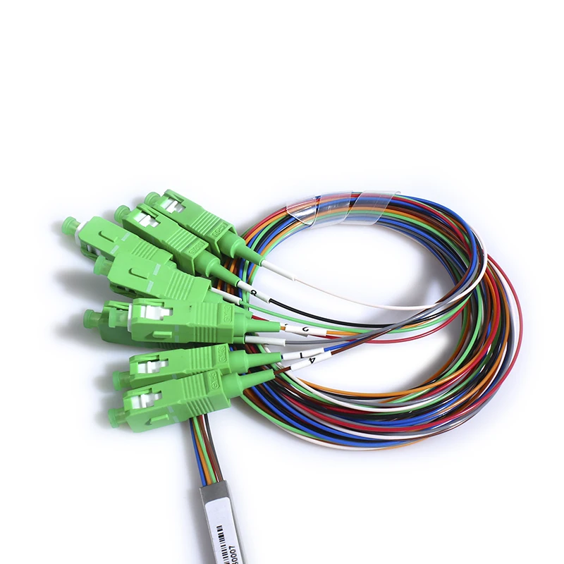 32 fiber optic steel  tube type  plc splitter with sc apc upc mini type-5