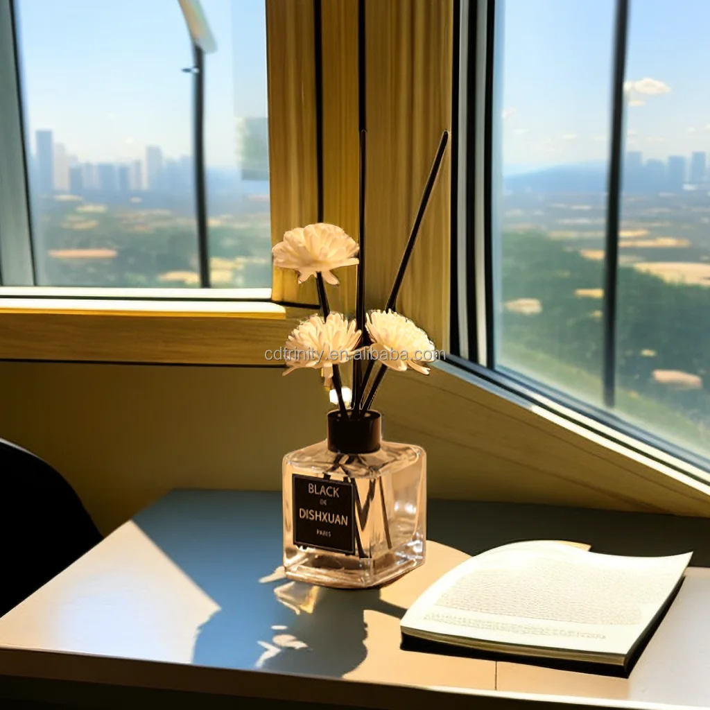 R Sense Aroma Fragrance Oil Unique Design Reed Diffuser Candle Gift Box