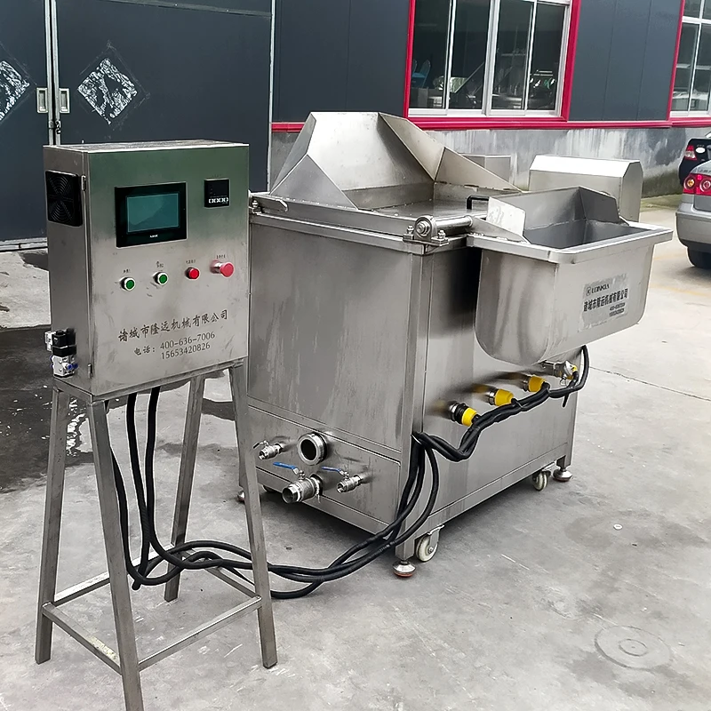 Automatic 100/200/500L Commercial Chicken Frying Machine Fryer Industrial Potato Chips Frying Machine supplier