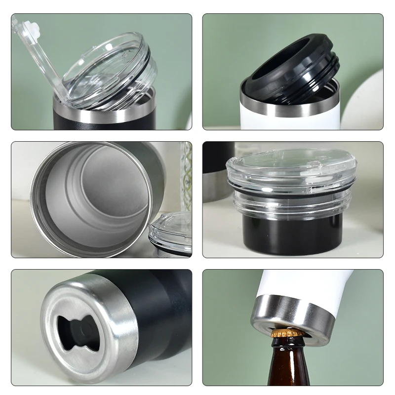 Wholesale 14oz Beer Cooler Stainless Steel Beer Bottle Can Holder