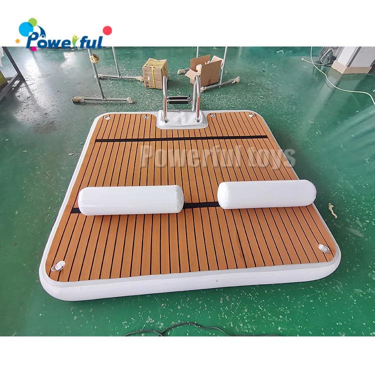2023 Hot Selling Inflatable Platform Floating Dock for Water Sea Pontoon Boat Jet Ski Yacht