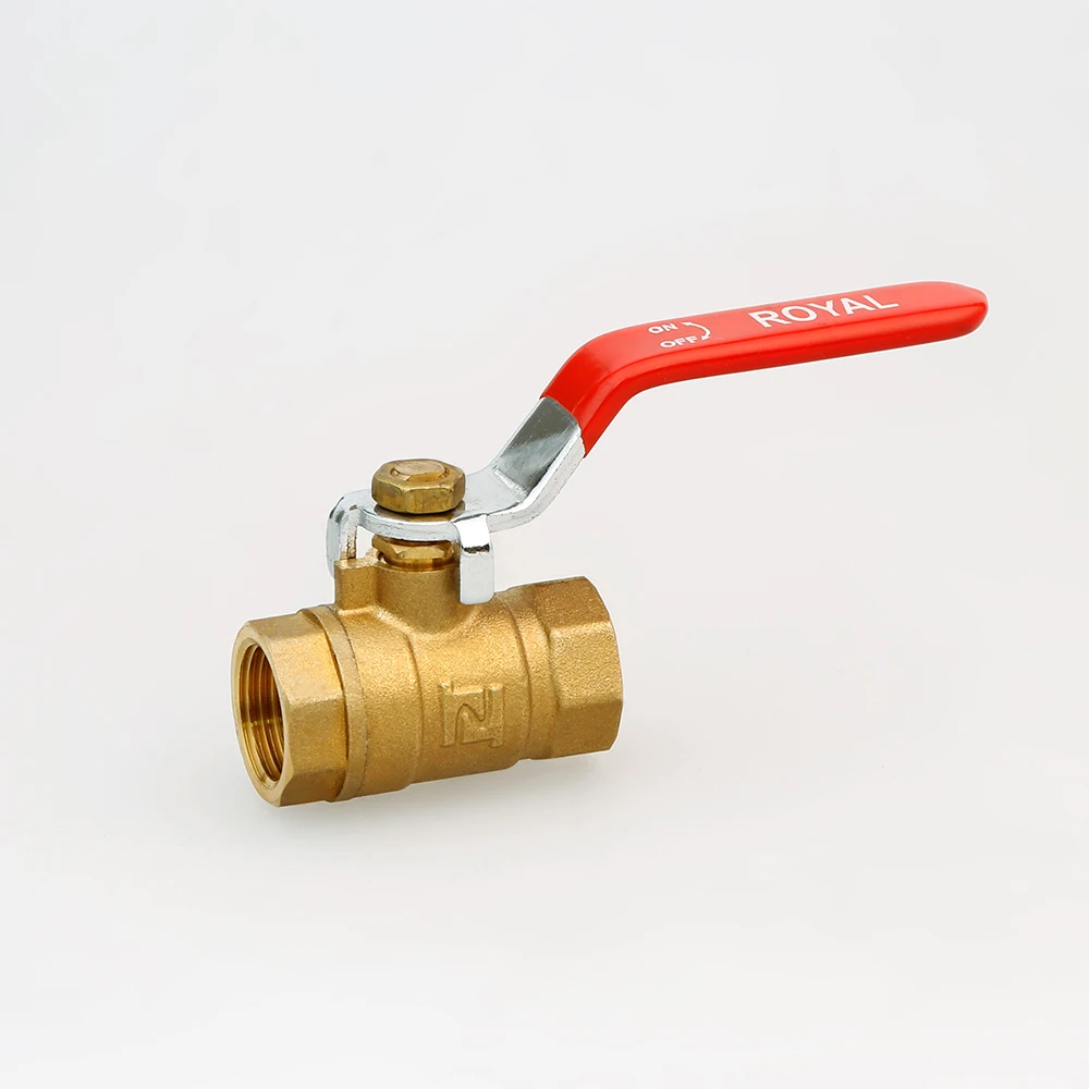 HX-1101 CE Certification Brass Female Thread Lockable Ball Valve