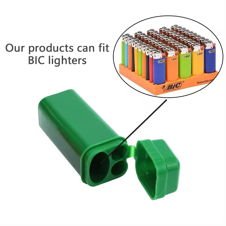 mini cigarette holder Pocket Pre Roll and Lighter Holder Hit Kit Mini Cigarette Holder Cones  Storage Tube Cigar Tubes Cigar Case