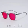 grey with red lens