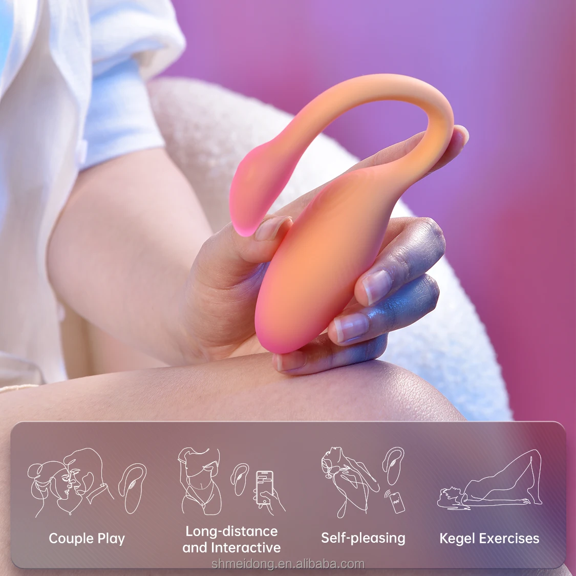 New Generation of Flamingo an Innovative Remote Squeeze Control Vibrator Adult Sex Toy Vagina Female Vibrator Sex Toys for Woman