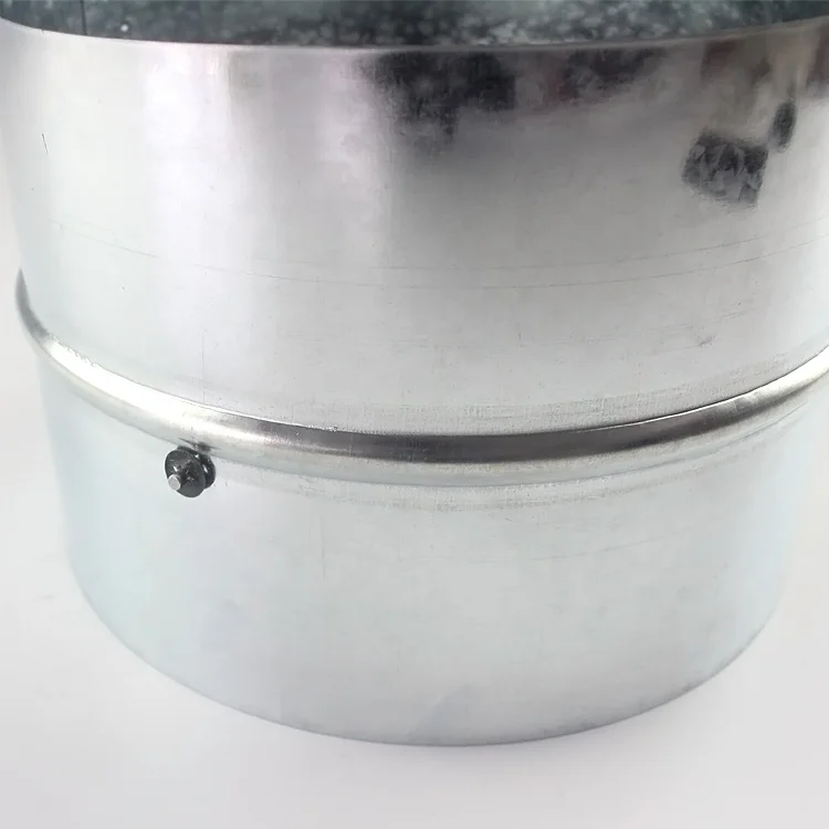 Round Non Return Backdraft Damper for Air Volume Control