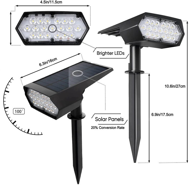 65 Waterproof Leds Lawn Lamp Solar Garden Lighting Outdoor Solar Spot