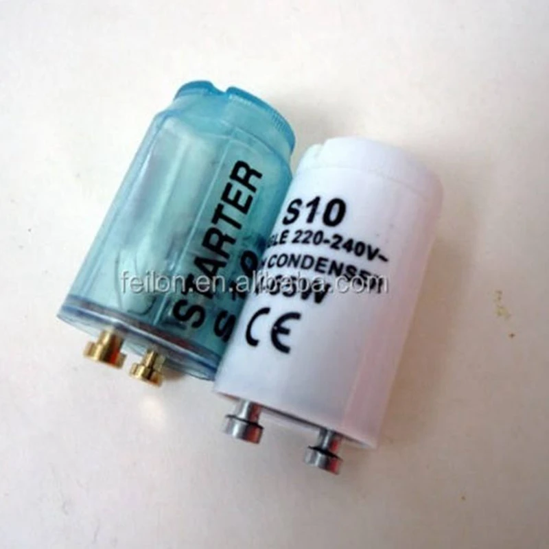 Copper base pc fluorescent starter FSU/FS2/FS10 glow starter for