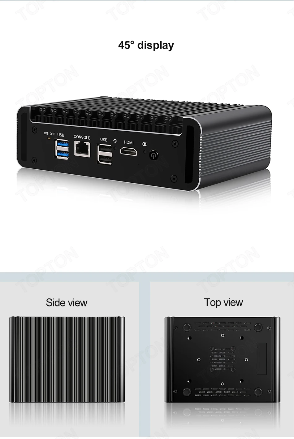Firewall Soft Router 12th Gen Cele-ron J6413 J6412 Fanless Mini Pc 6x ...