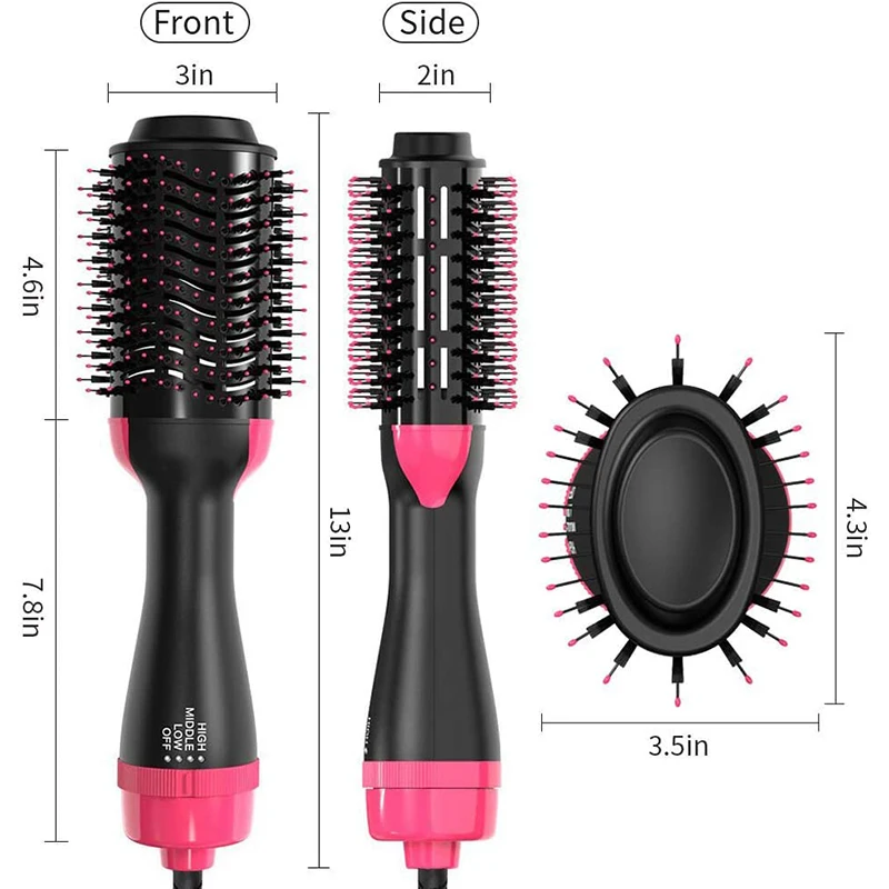2021 New Product One Step Hair Dryer Brush Hot Air Volumizer Negative Ion Hair Dryer Brush