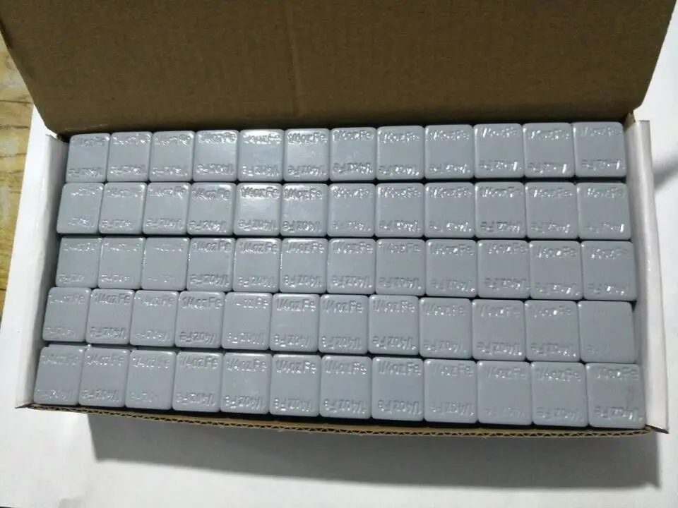 1/4 OZ BLACK TIRE WHEEL BALANCING WEIGHTS STICK-ON ADHESIVE 720PCS