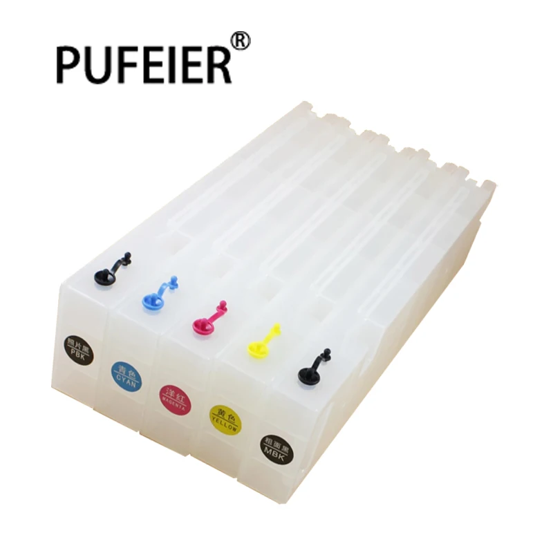 700ML 350ML Empty Refillable Ink Cartridge With Chip For Epson Surecolor T3270 T5270 T7270 T3080 T5080 T7080 T3280 T5280 T7280