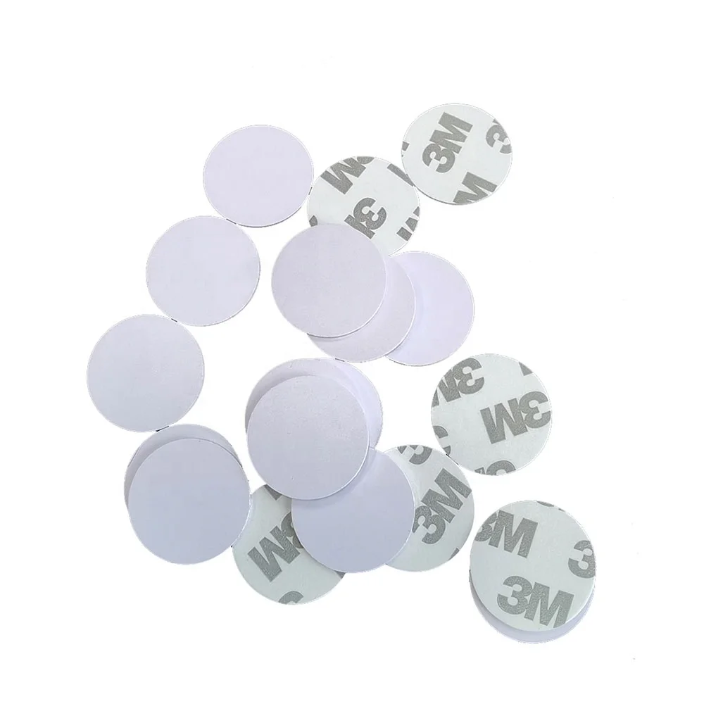 PVC 13.56mhz RFID Round Tag ISO 15693 SLIX RFID Coin Tag