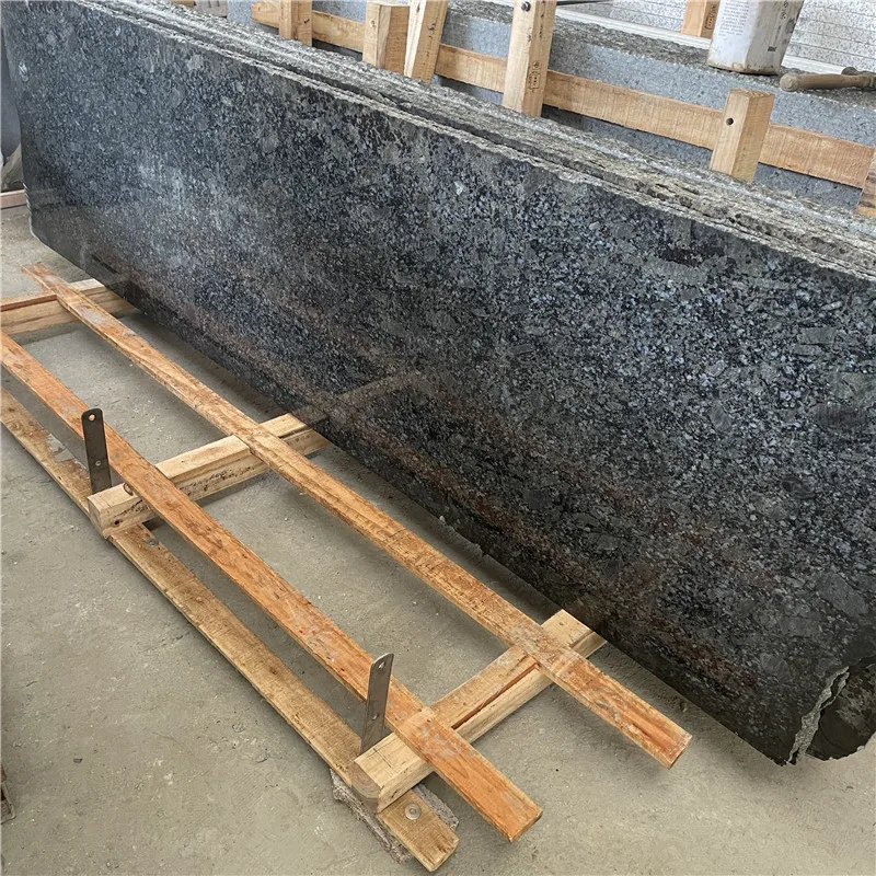 아름다운 주방 조리대용 청색 화강암 MG 버터플라이 청색 화강암 타일