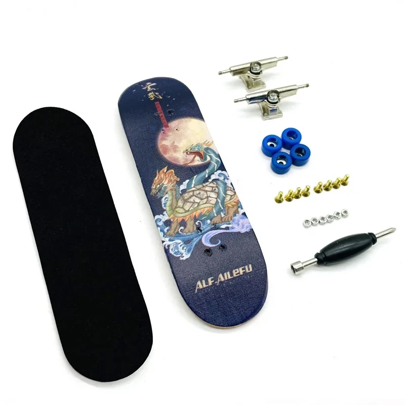 Wanhua Wholesale Mini Skateboard Toy Fingerboard Heat Transfer Graphics