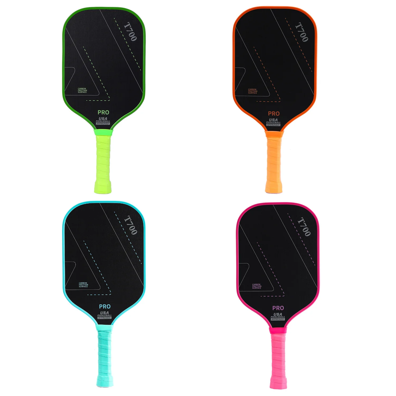 Custom Pickleball Factory 16mm Propulsion Core T700 Carbon Fiber Pickleball Paddle USAPA Approved