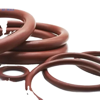 Hot Selling Custom Outlet Rubber NBR FKM EPDM EPDM Brown Silicone O-Ring