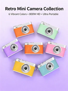 Mini Super Clear Reuse 8MP Screenless Digital Film Camera Portable 5 Filters Retro 4G Dslr Screenfree Digital Camera for Camping detail image