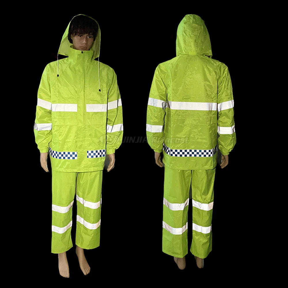 图片[3]-HIGH VISIBILITY REFLECTIVE SAFETY RAIN SUIT - jinjiaraincoats-jinjiaraincoats