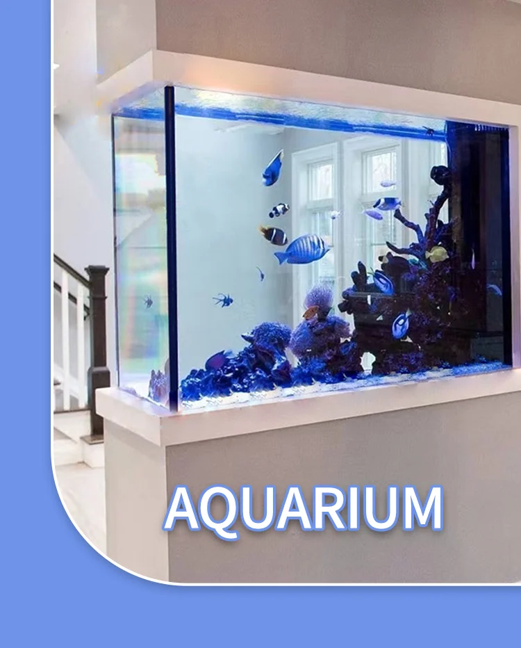 Wholesale Wall Mounted Custom Rimless Large Fish Tank Aquarium For Home ...