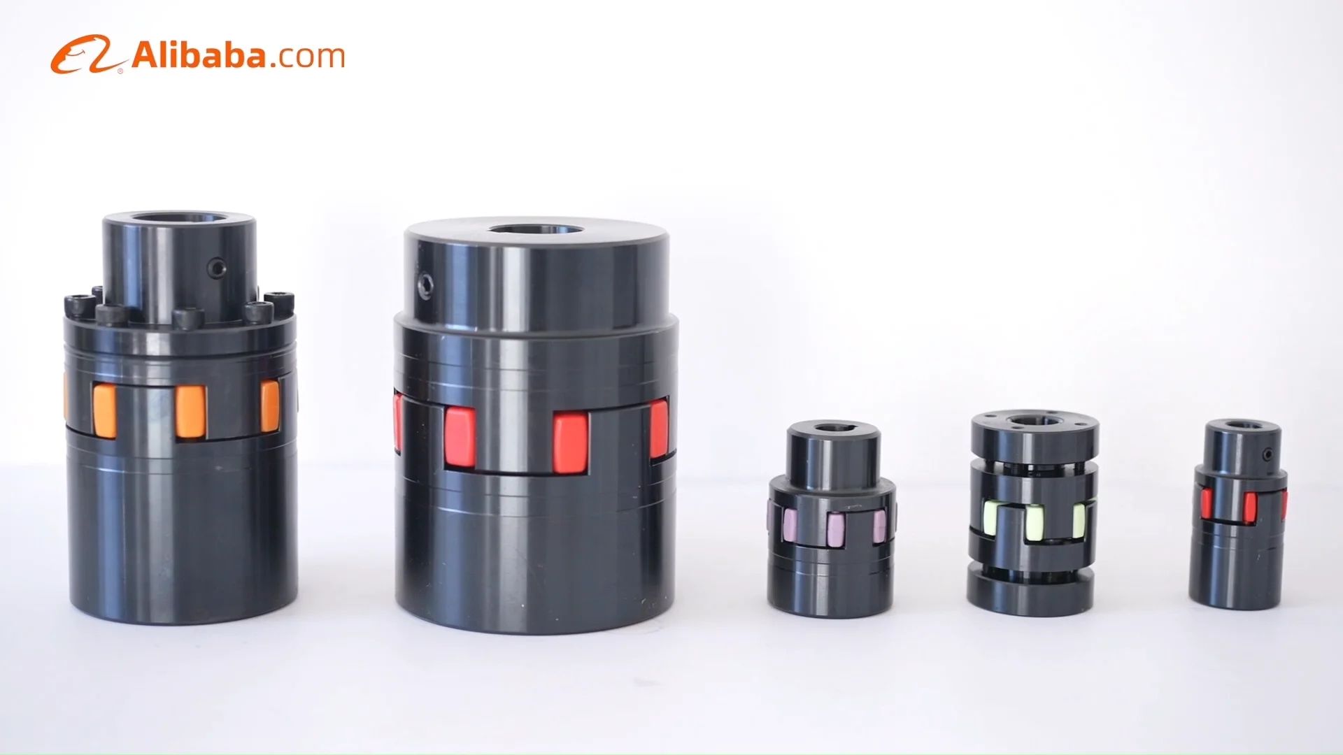 Customizable Tapered Hole Flat Key Spline Flexible Jaw Coupling Steel