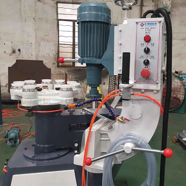 Manual Irregular Rough Grinding Fine Grinding and Polishing in One Glass Shape Edge Polishing and Grinding Machine
