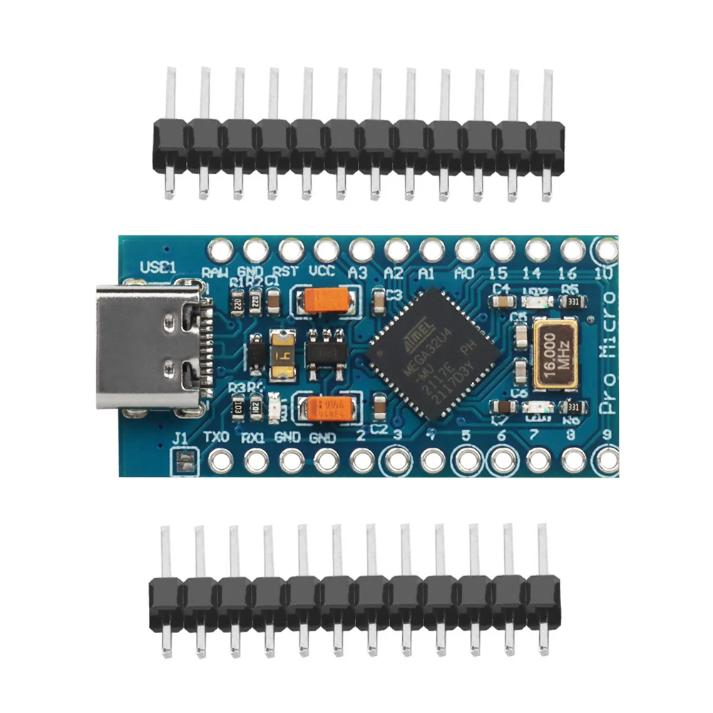 Factory Pro Micro USB C Pro Micro 32u4 5V 16mhz Programmer Coder Mechanical Keyboard Open Source Development Board For ArduIDE