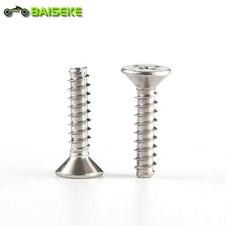 Stainless steel carbon cross pan head slotted self tapping small Thread Forming screw