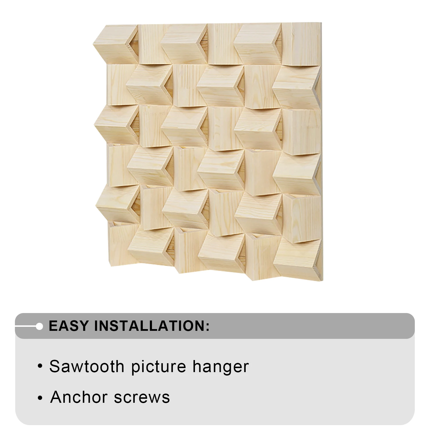 Wooden  Acoustic Diffuser for Studio Solid Wood Acoustic Diffuse Panel