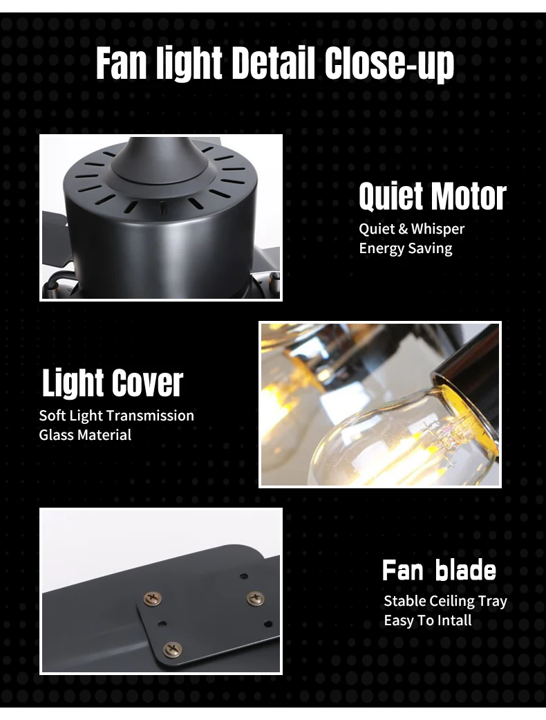 product wholesale bldc ceiling fan lamp ventilador de techo led dimmable 3 abs blades modern ceiling fan with light and remote control172-8