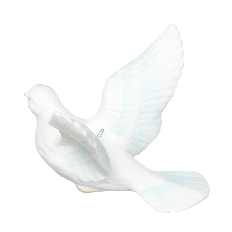 Custom Ceramic Capodimonte Lovable Porcelain Pigeon Figurine
