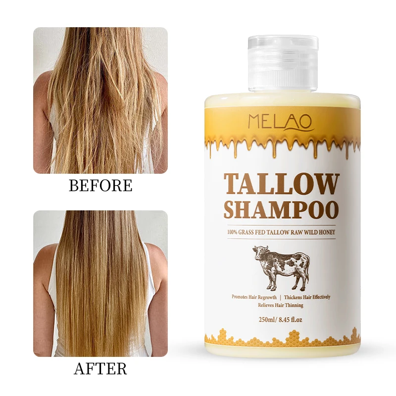 Private Label Unscented Handmade Tallow & Goat Milk Shampoo Moisturizing Beef Tallow Shampoo