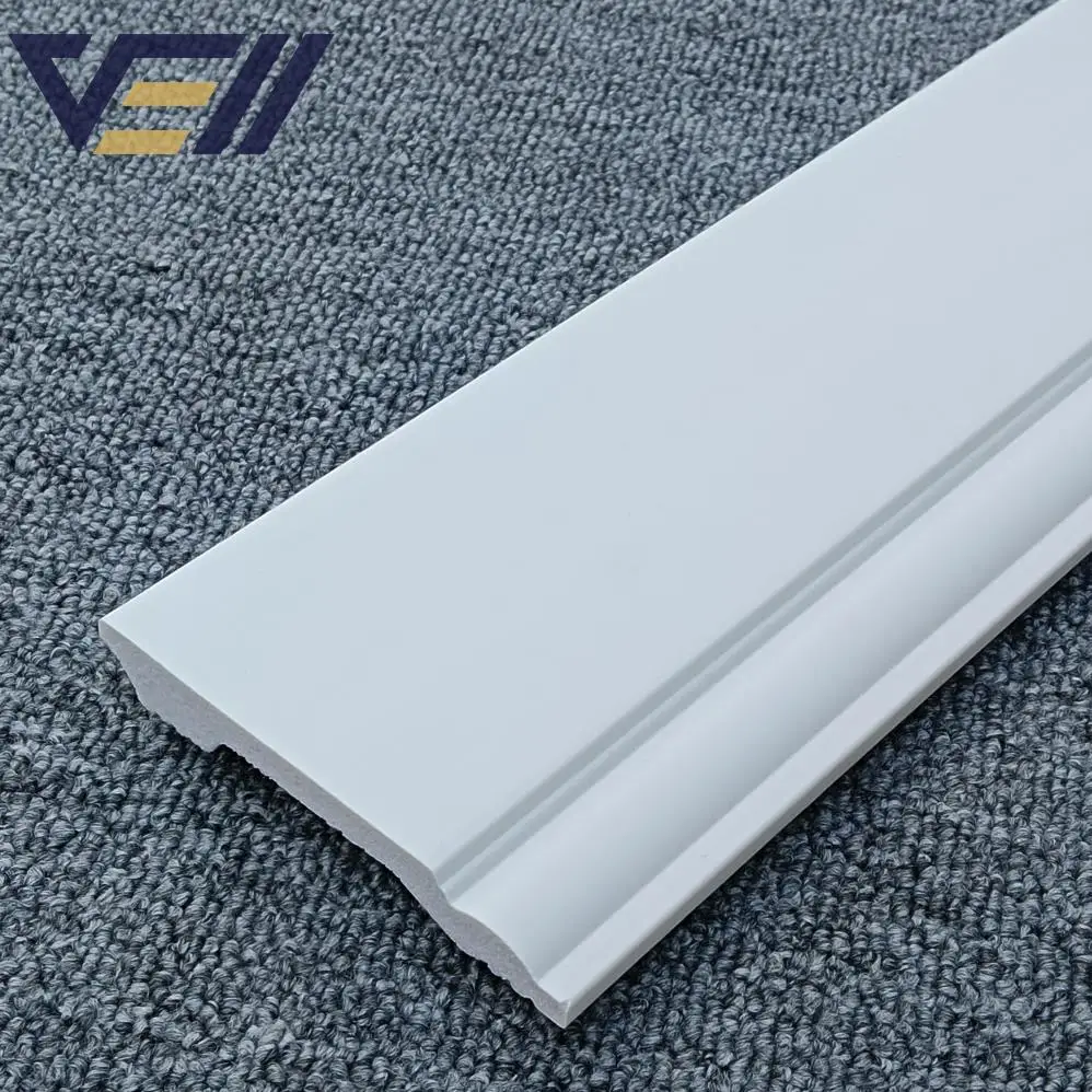 Factory Polystyrene Ps Skirting Board&plastic Wall Eco-friendly Moulding&pvc Foam Cornice Led Skirting Board