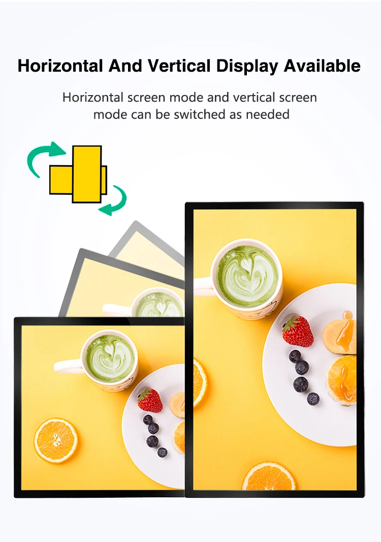 Indoor Ultra thin Wall mounted LCD screen-big sizes