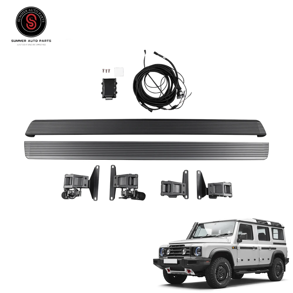 Rustproof Retractable Step Side Door Roof Foot Pedal Power Automatic