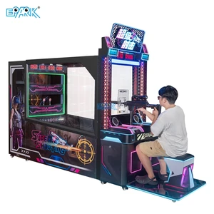 Super Shooting Coin Operated Gun Game Machine Interactive Arcade Shooting Simulator