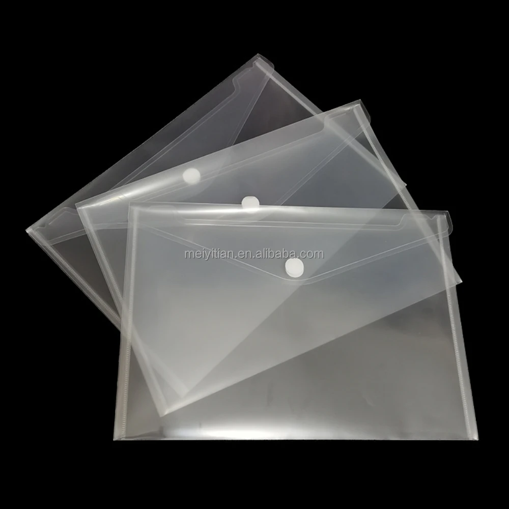 A3 A4 A5 Clear Plastic Wallets Folders Document Magic Tape Sticker