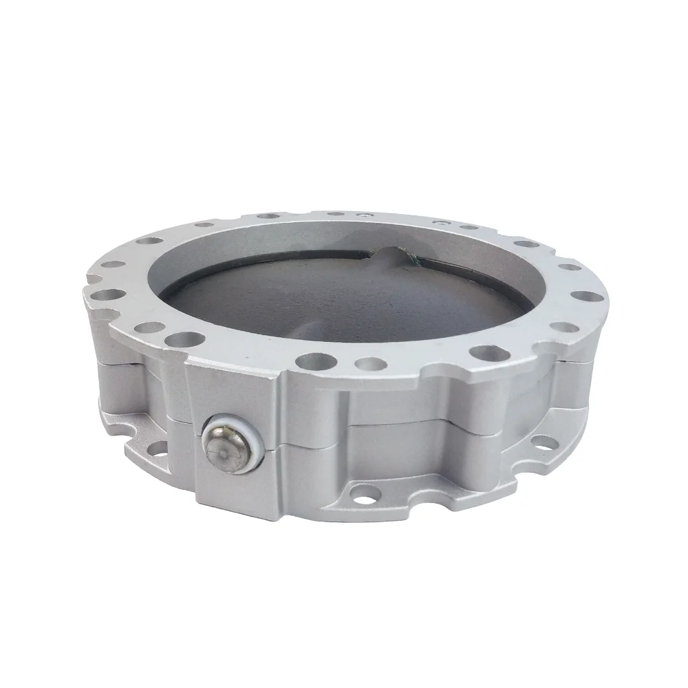 Concrete Batching System Double Flange Polyurethane butterfly Valve V2FS Cast Iron Batching Plant