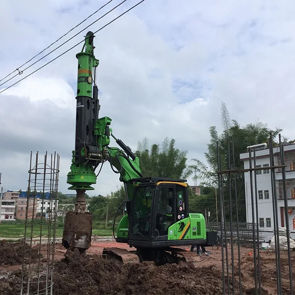 Customized Top Drive Excavator Attachment Transform It to Be Rotary Drilling Rig