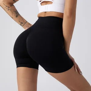 Women's High Waisted Yoga Shorts  Butt Lifting Tummy Control  Slim-Fit Gym Cycling & Workouts Shapewear Shorts