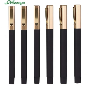 High Quality Custom Logo 1.0mm Water-Based Carbon Ballpoint Pen Black Business Advertisement Signature Plastic Pen