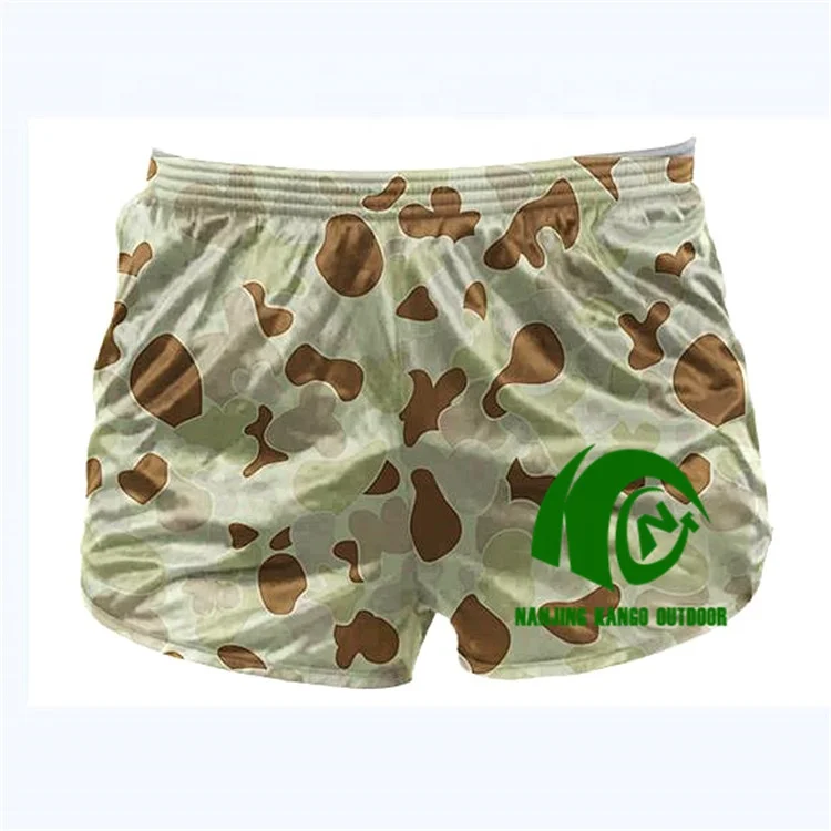 Kango Cheaper Price Us Soft Summer Running Shorts New Camo Silky Shorts Ranger Panties for Men