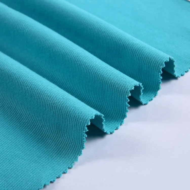 2x2 трикотажные ребра 35% хлопок 60% полиэстер % 5 спандекс ребра ткань для подола и манжеты