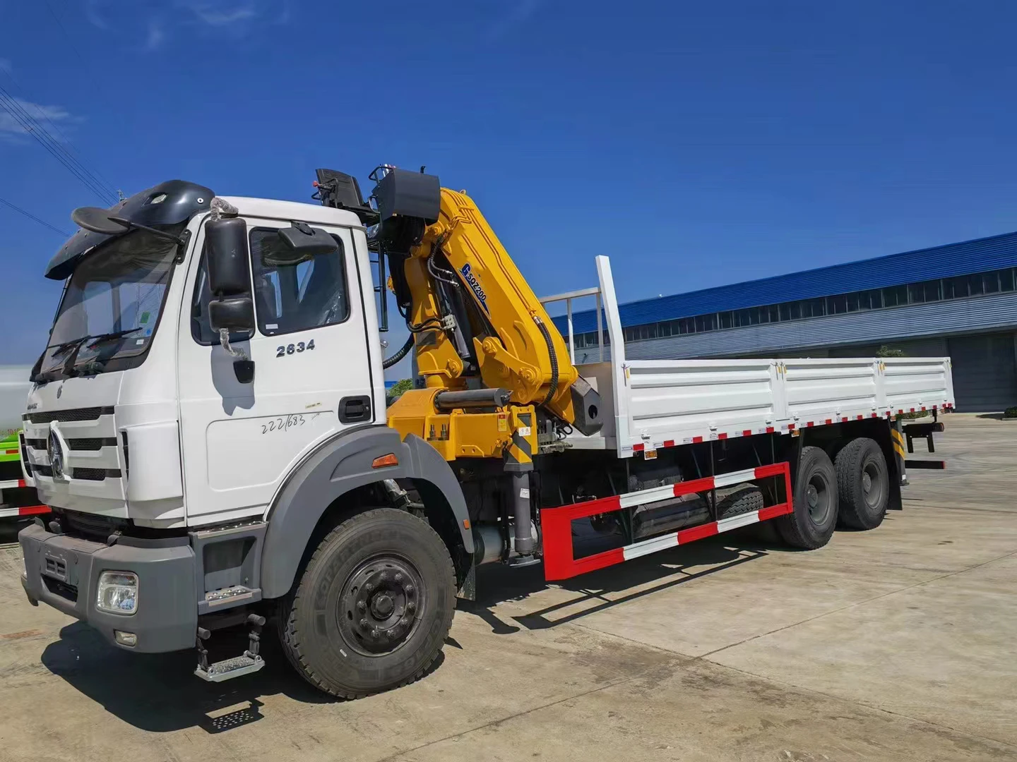 8 Ton China Truck Mounted Crane With Sq8zk3q With 10m Hydraulic ...