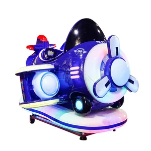 Amusement Park Coin Pusher Kids Rides Happy Airplane Rocking Car for Children Game Zone