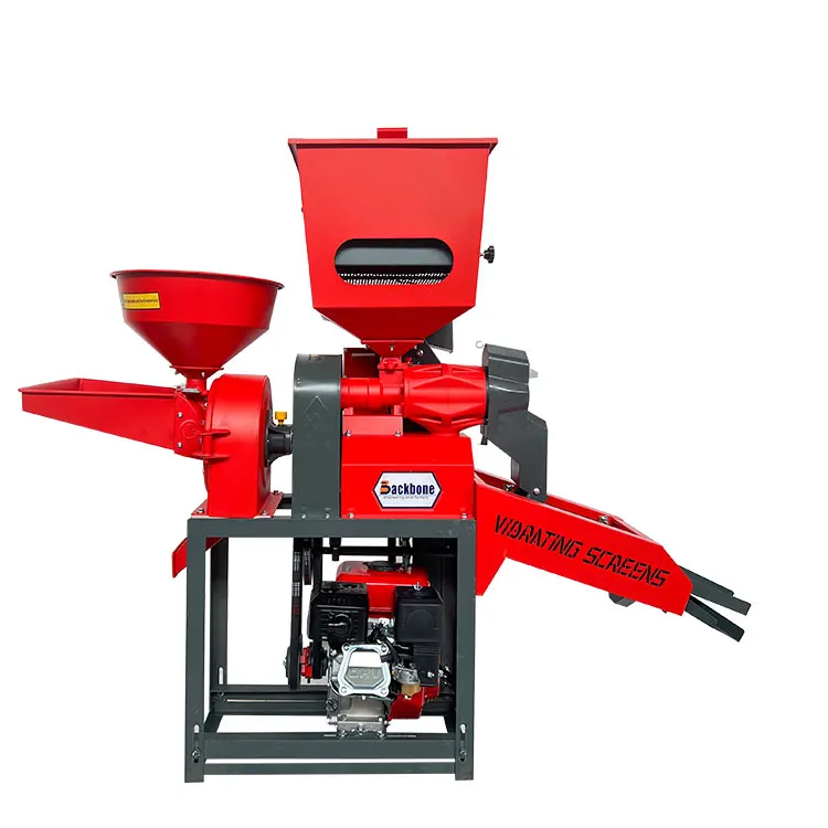 Multifunctional Rice Mill 4 in 1 Combined Rice Mill Paddy Straw Separator Broken Rice Separator Produced by Backbone Machinery
