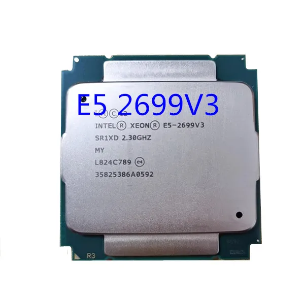 free shipping E5-2699 V3 Original Xeon E5-2699V3 E5 2699 V3 2.30GHz 45M  18-CORES 22NM LGA2011-3 145W Processor E5 2699V3