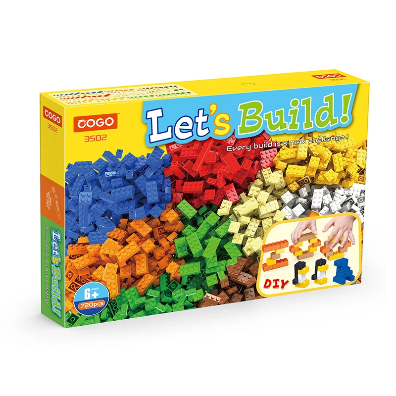 COGO 720 PCS ABS Plastic DIY Building Blocks Toys - Educational