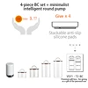 400ml+600ml+1000ml+1200ml+automatic pump White